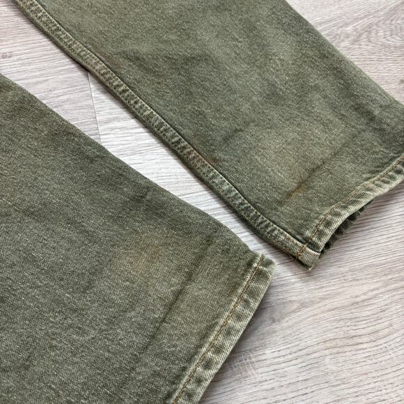 Samsoe Samsoe Rory Regular Fit Straight Leg Jeans in Grass Men's 28x31 - Picture 15 of 16